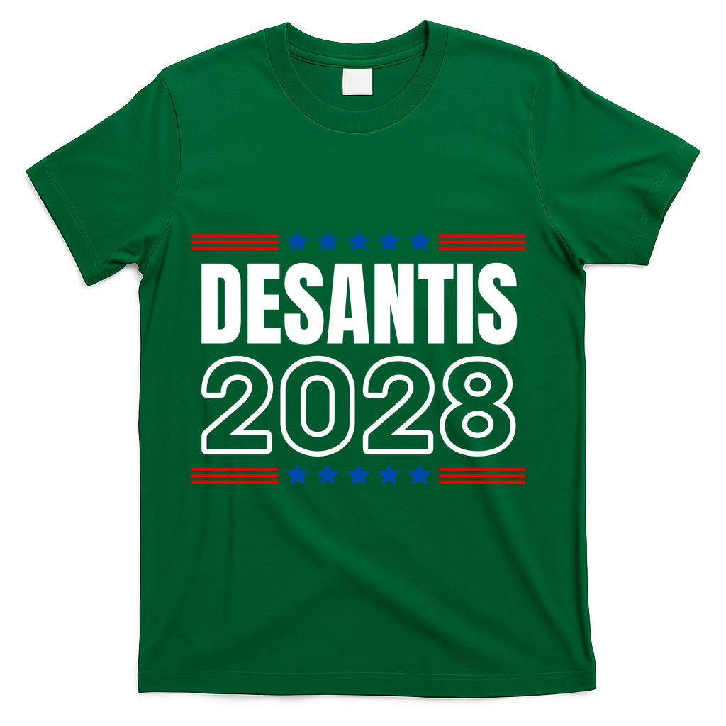 Desantis 2028 Ron Desantis 2028 For President Election T-Shirt - Green