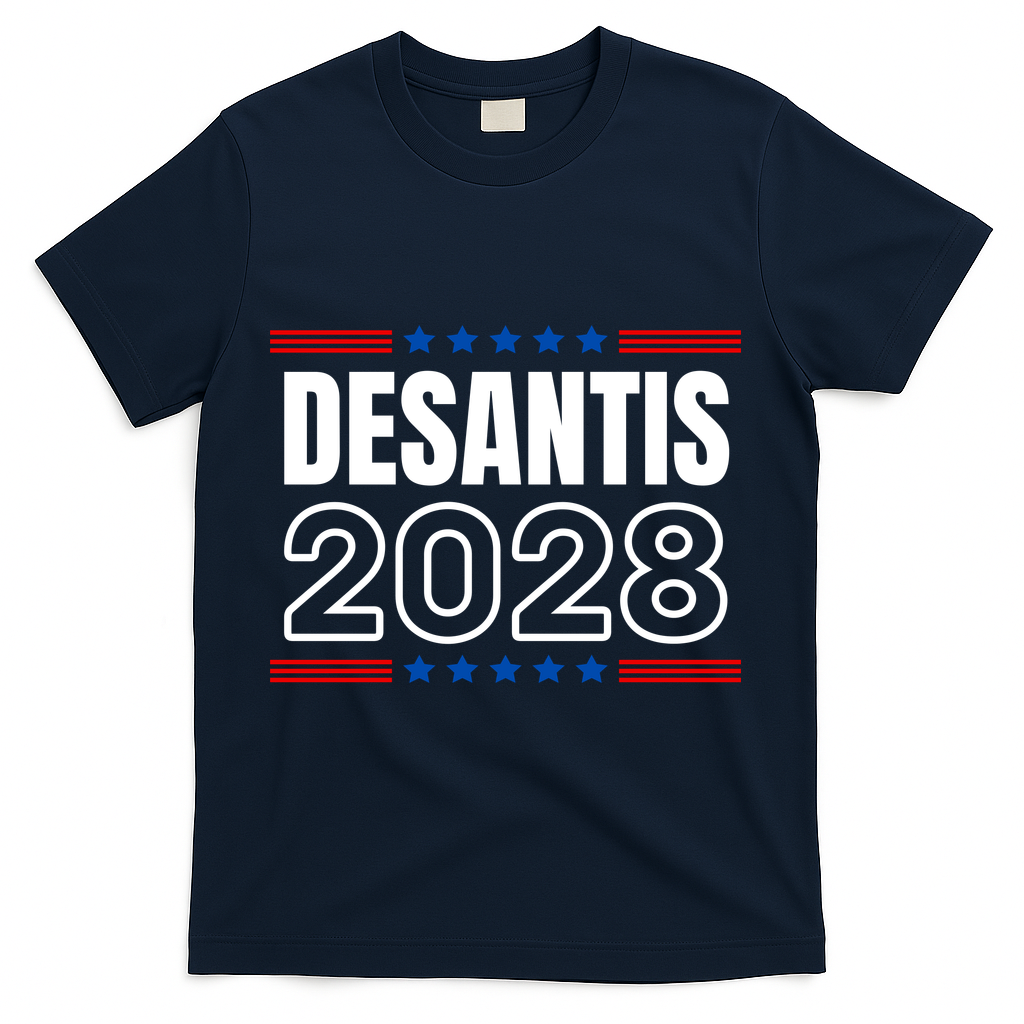 Desantis 2028 Ron Desantis 2028 For President Election T-Shirt - Navy