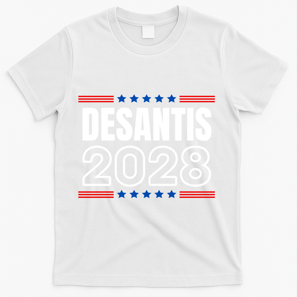 Desantis 2028 Ron Desantis 2028 For President Election T-Shirt - White