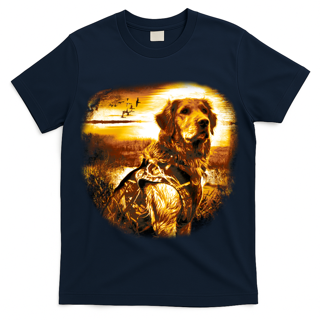 Golden Hunter Retriever Dog T-Shirt