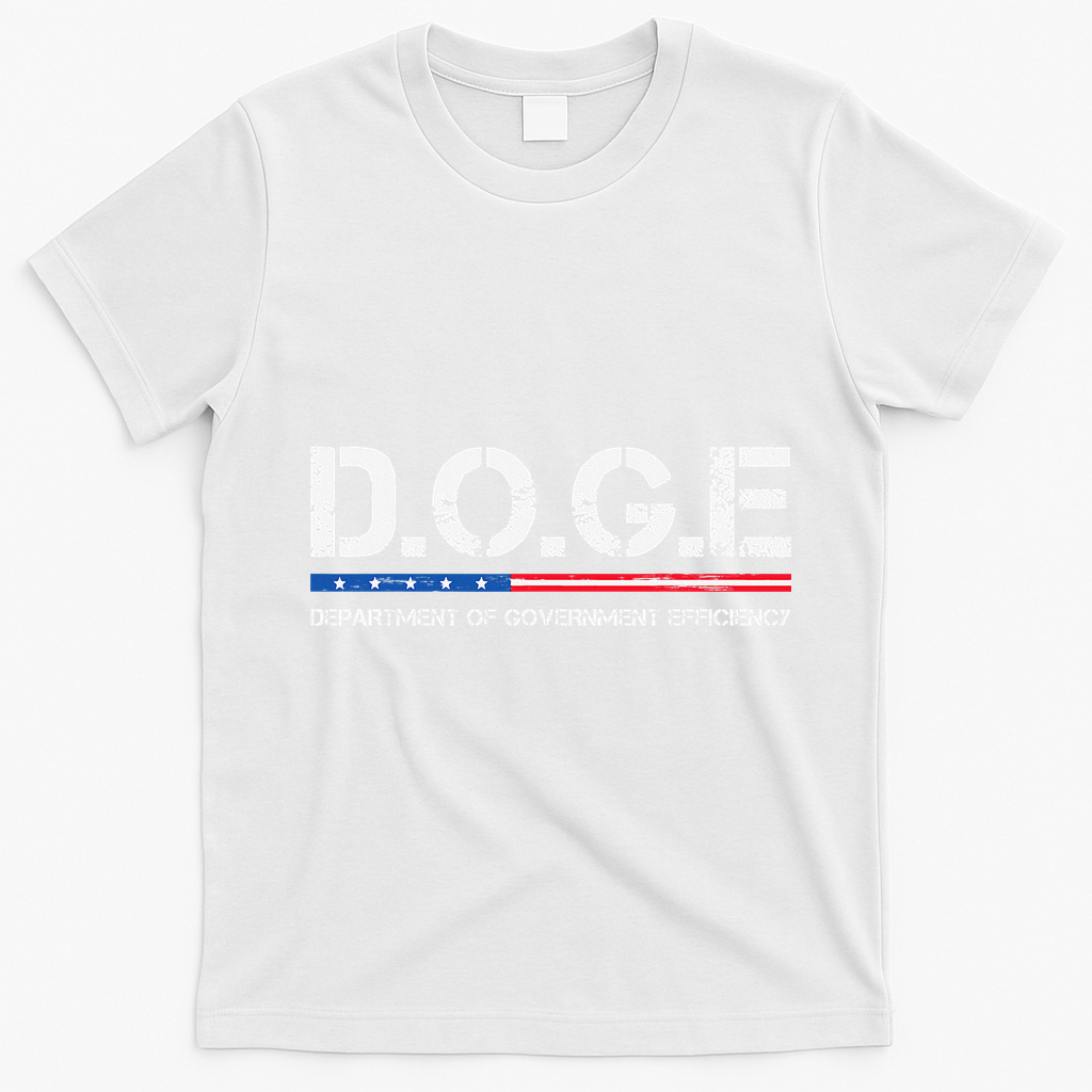 Doge D.O.G.E. Department Of Government T-Shirt - White