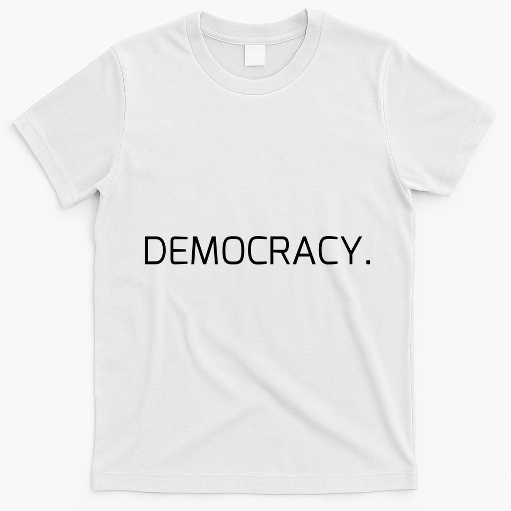 Democracy T-Shirt - White