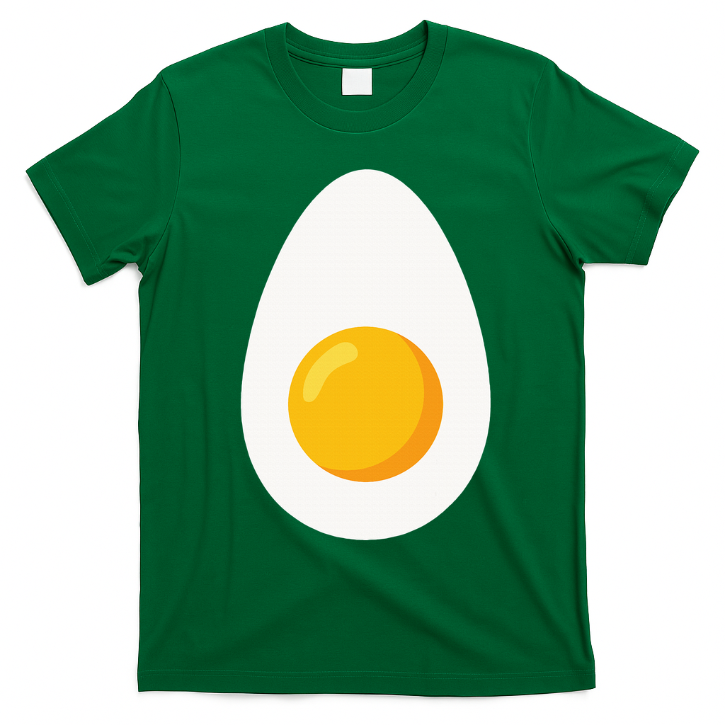 Deviled Egg Costume Funny Halloween Egg Costume T-Shirt - Irish Green