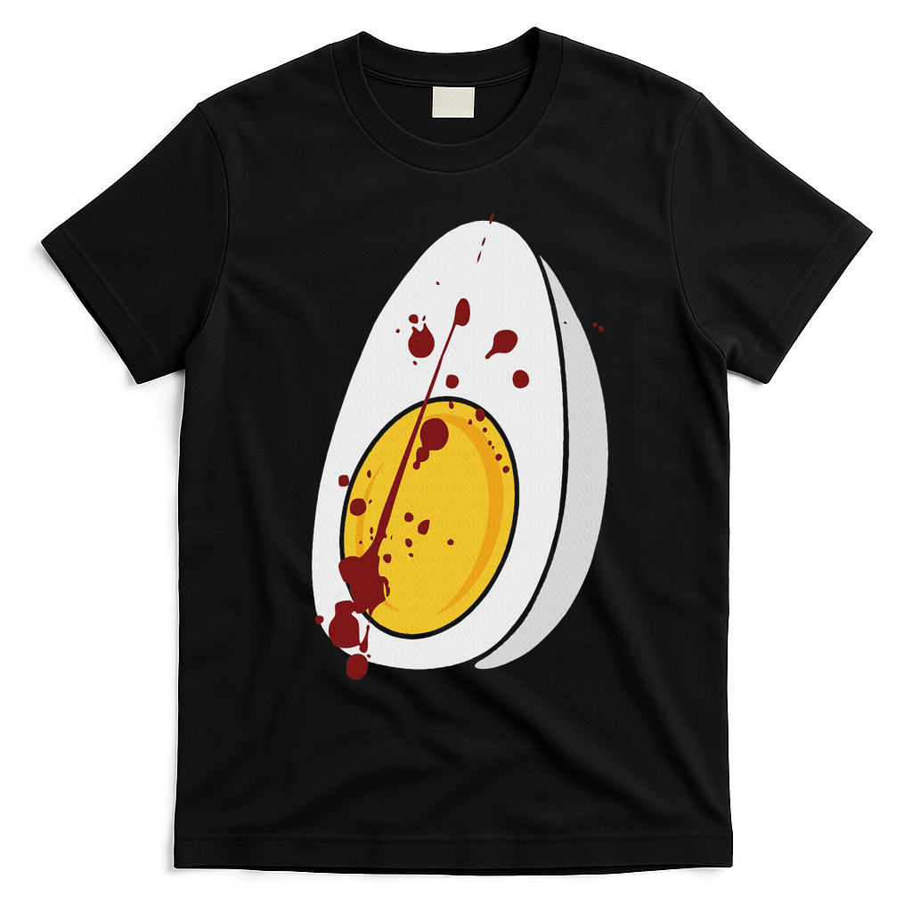 Deviled Egg Costume Halloween Item T-Shirt - Black