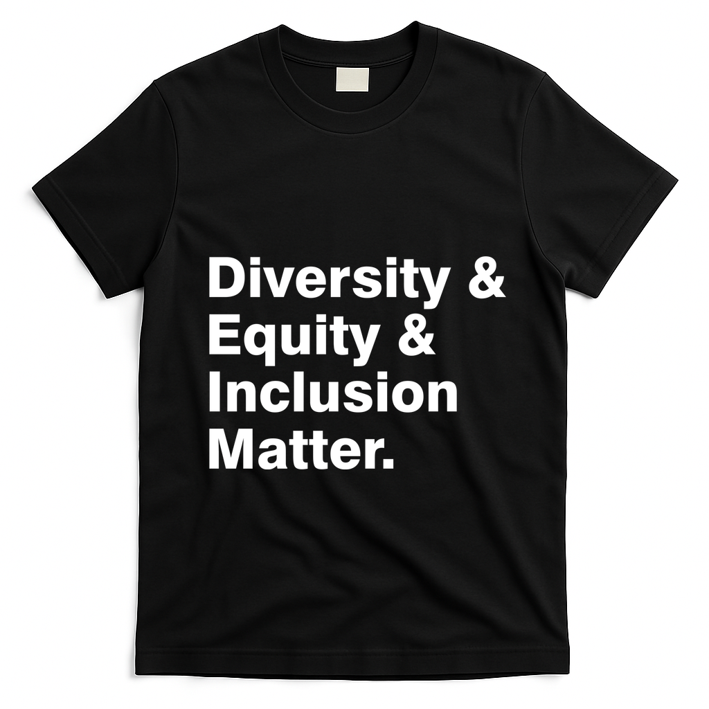 Diversity Equity Inclusion Matter T-Shirt - Black