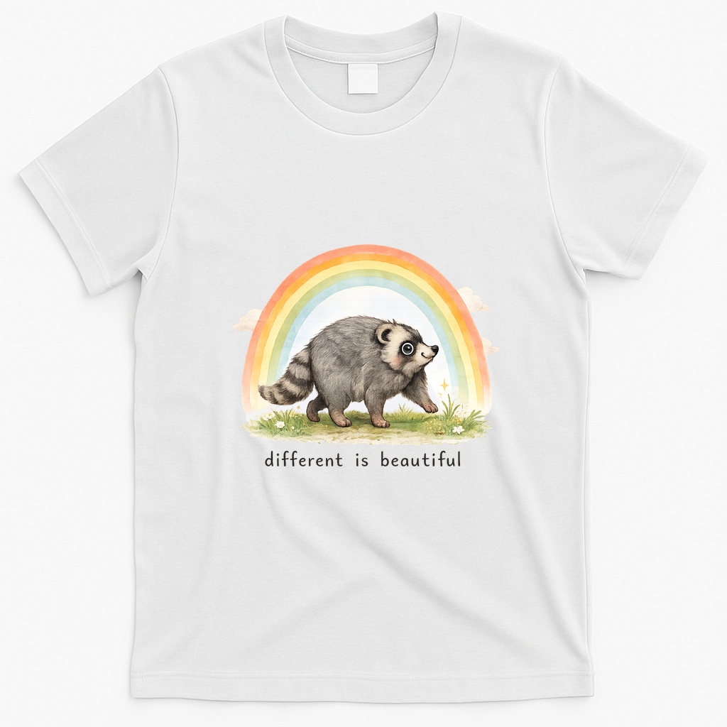 Different Is Beautiful Jimothy Viral Meme T-Shirt - White