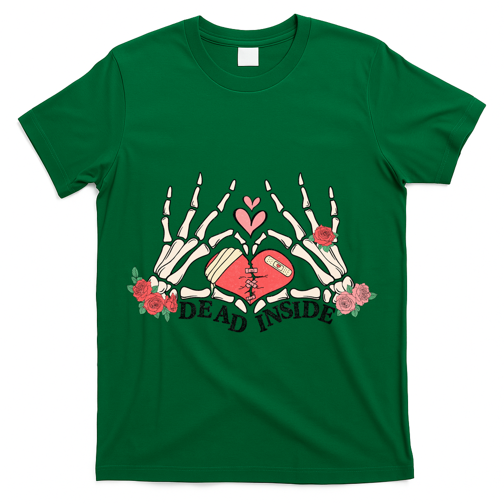Dead Inside Funny Valentine Gift For Valentine Day T-Shirt