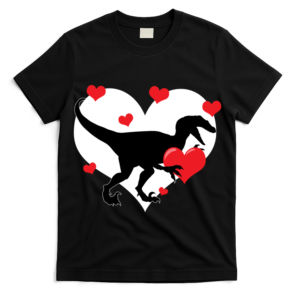 Stole My Heart Cute Dinosaur T-Shirt