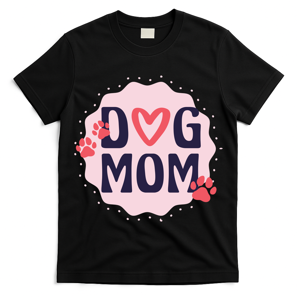 Dog Mom Paw T-Shirt