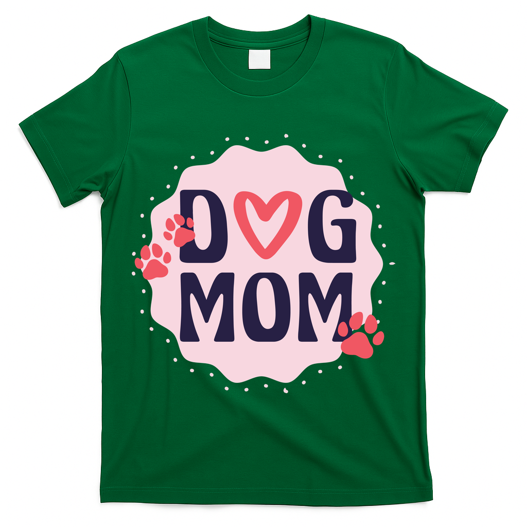 Dog Mom Paw T-Shirt