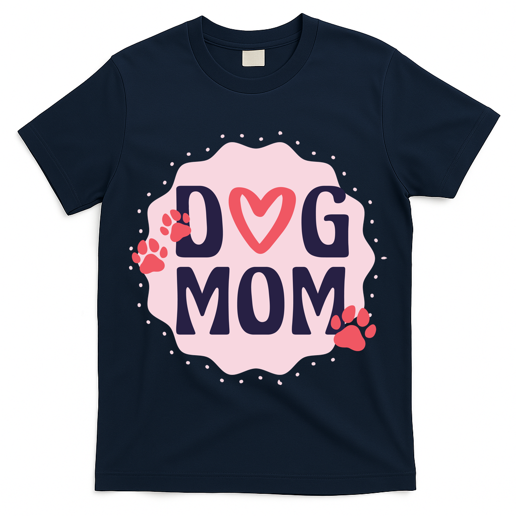 Dog Mom Paw T-Shirt