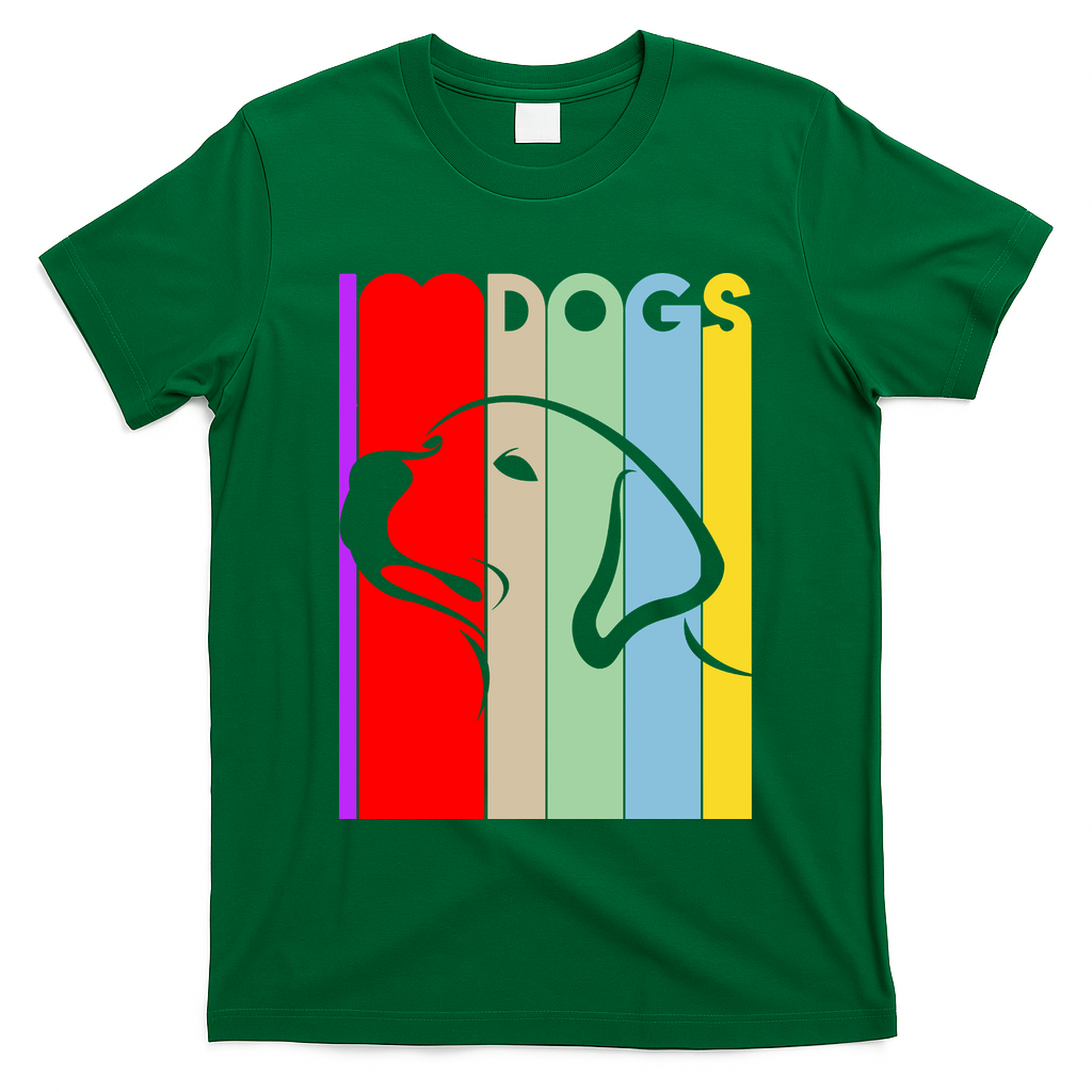 I Love Dogs Cute Dog Lovers T-Shirt