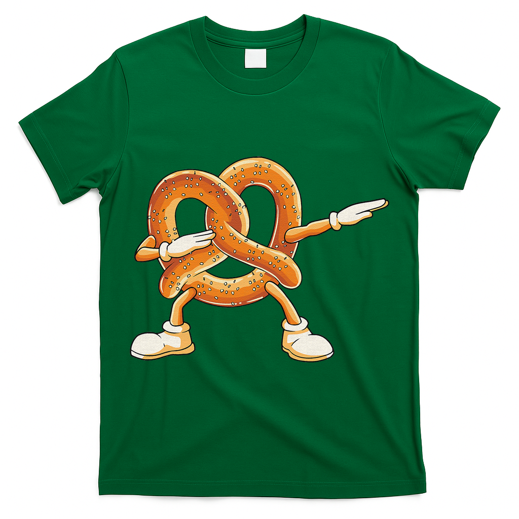 Dabbing Pretzel Dab Pretzel Dancing Pretzel Birthday Party T-Shirt