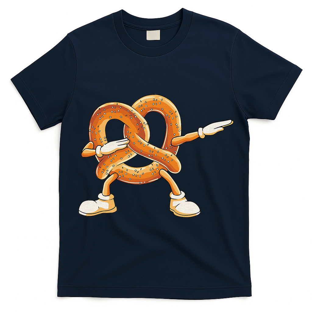 Dabbing Pretzel Dab Pretzel Dancing Pretzel Birthday Party T-Shirt