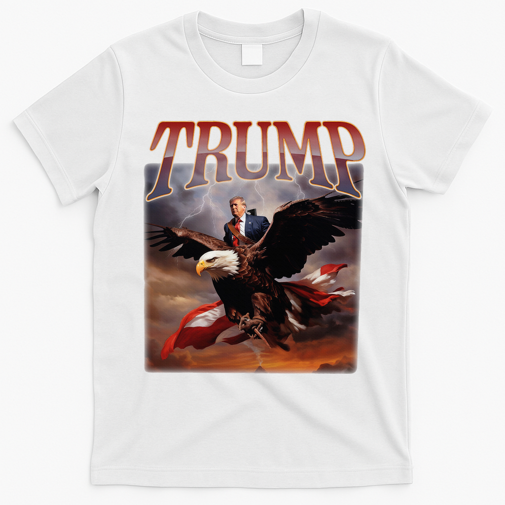 Donald Trump Eagle Usa President T-Shirt - White
