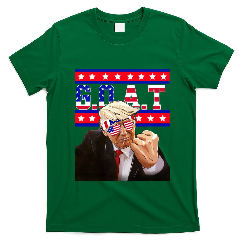 Donald Trump Goat T-Shirt - Irish Green