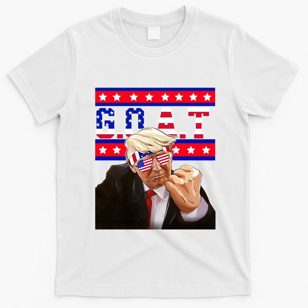 Donald Trump Goat T-Shirt - White