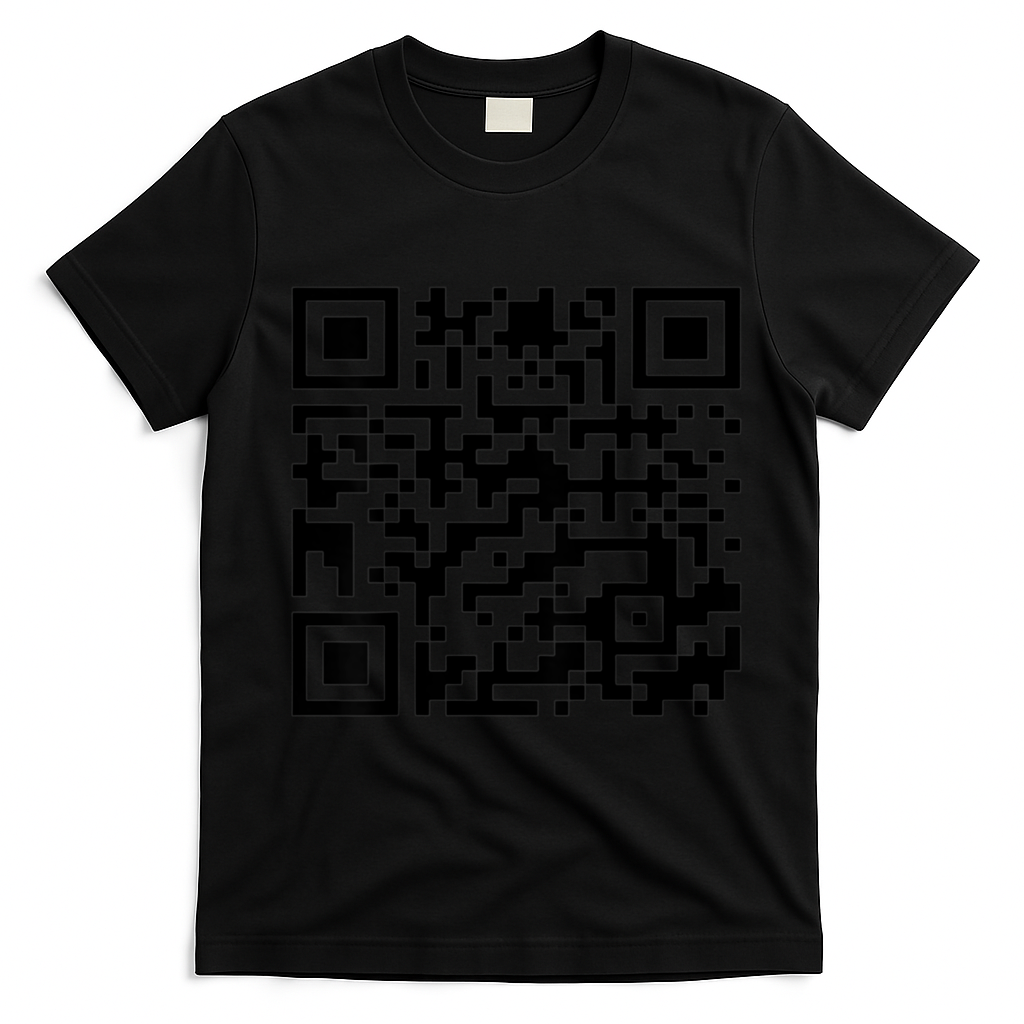 Donald Trump Is Your President Qr Trump T-Shirt - Black