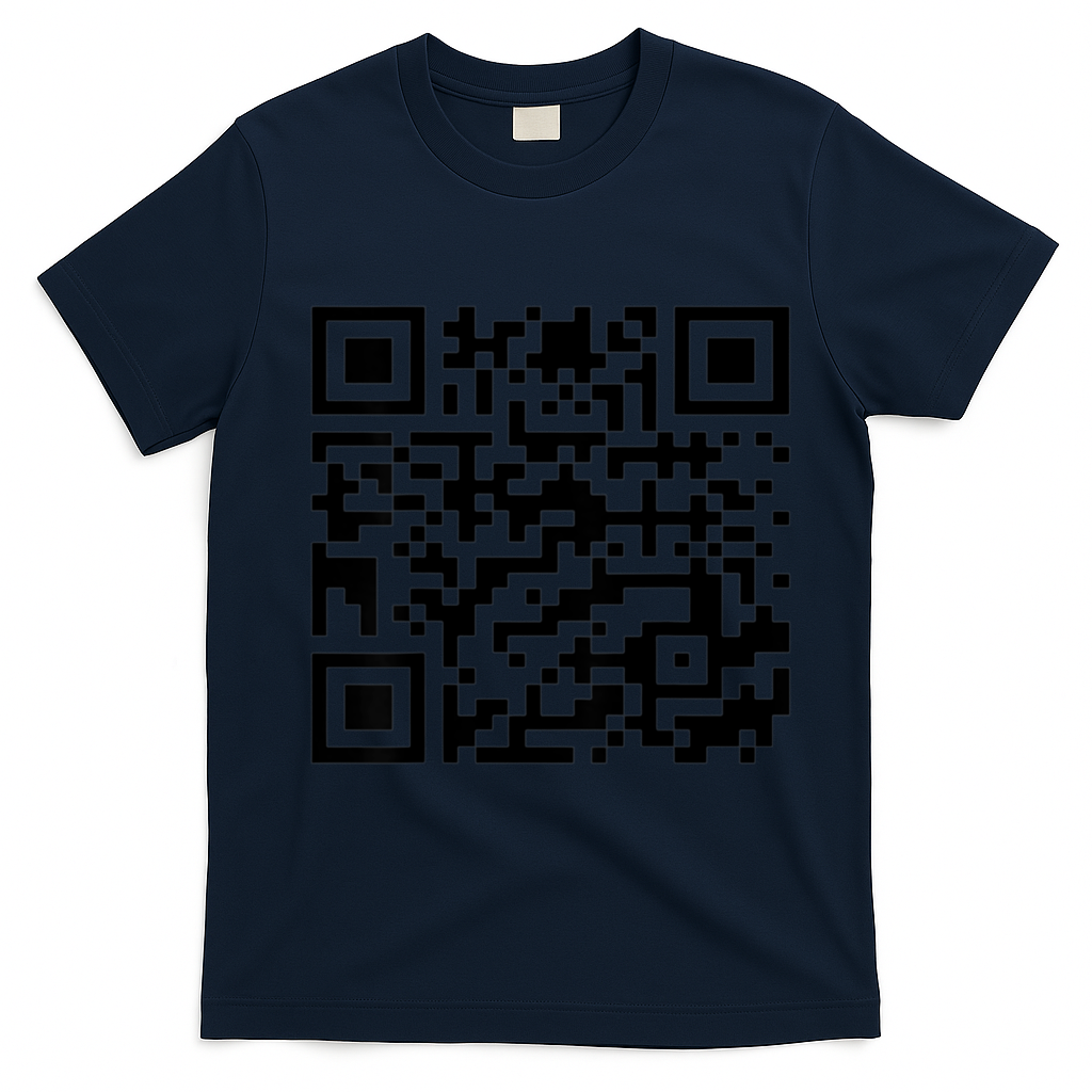 Donald Trump Is Your President Qr Trump T-Shirt - Navy Blue