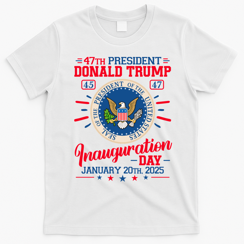 Donald Trump Inauguration Day 2025 T-Shirt - White