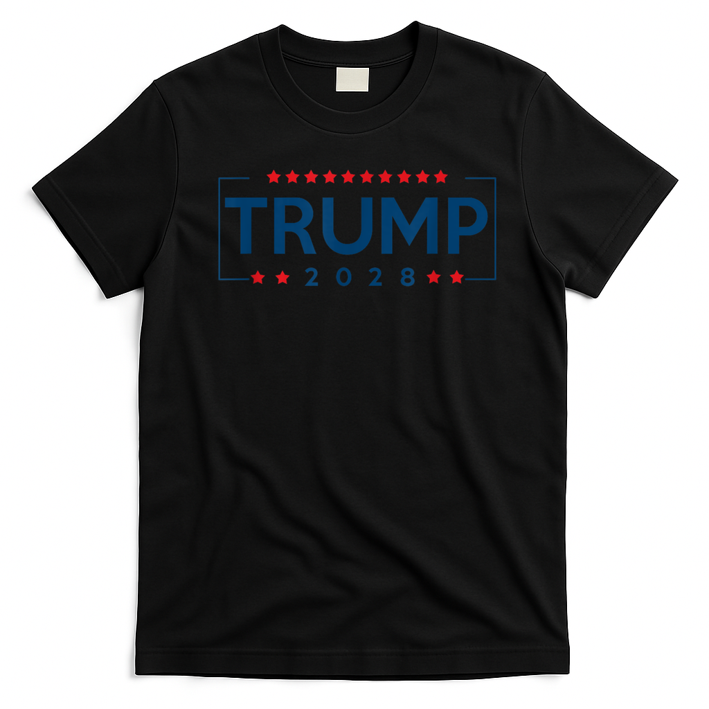 Donald Trump J D Vance 2028 Vance Trump 2028. T-Shirt - Black