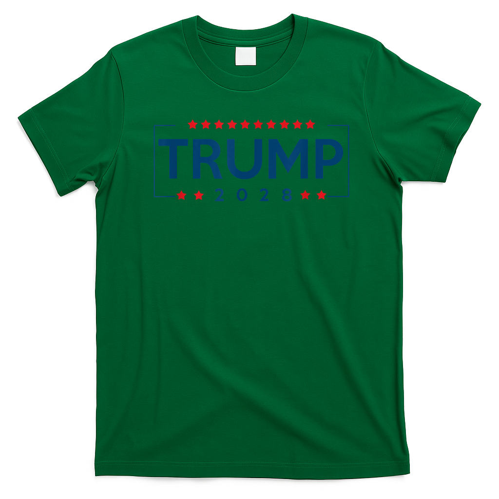 Donald Trump J D Vance 2028 Vance Trump 2028. T-Shirt - Irish Green