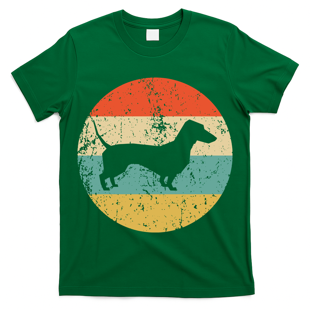 Dachshund Vintage Retro Dachshund Dog T-Shirt