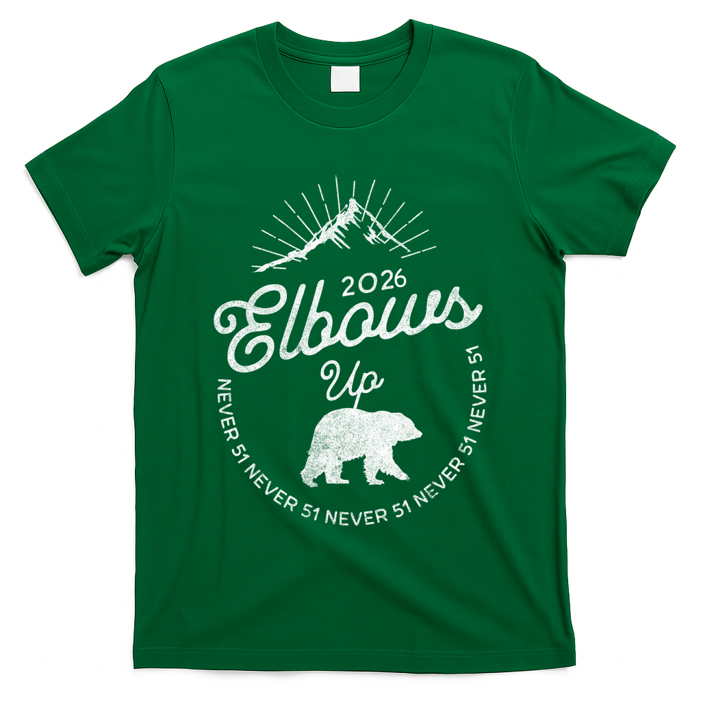 Elbows Up Canada 2026 Never 51 T-Shirt
