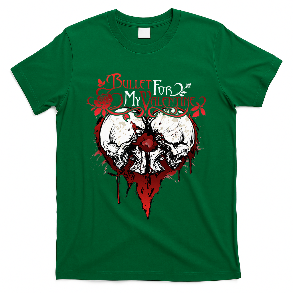 Funny Bullet My For Valentine Splattered Logo Gift T-Shirt