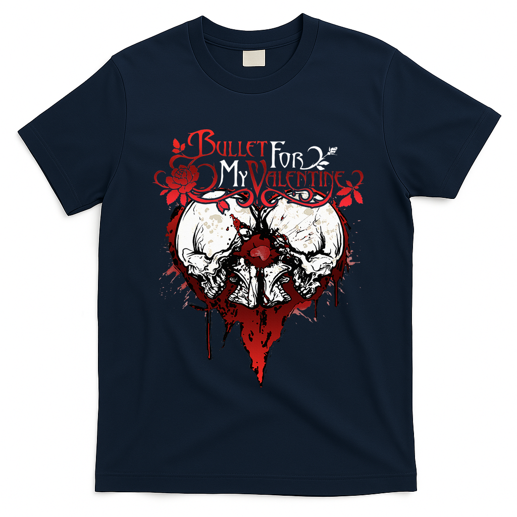 Funny Bullet My For Valentine Splattered Logo Gift T-Shirt