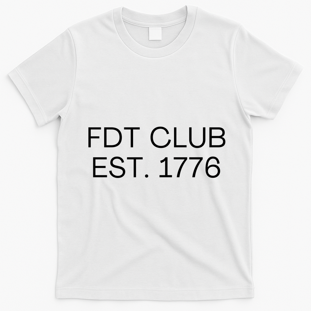FDT CLUB EST. 1776 T-Shirt - White
