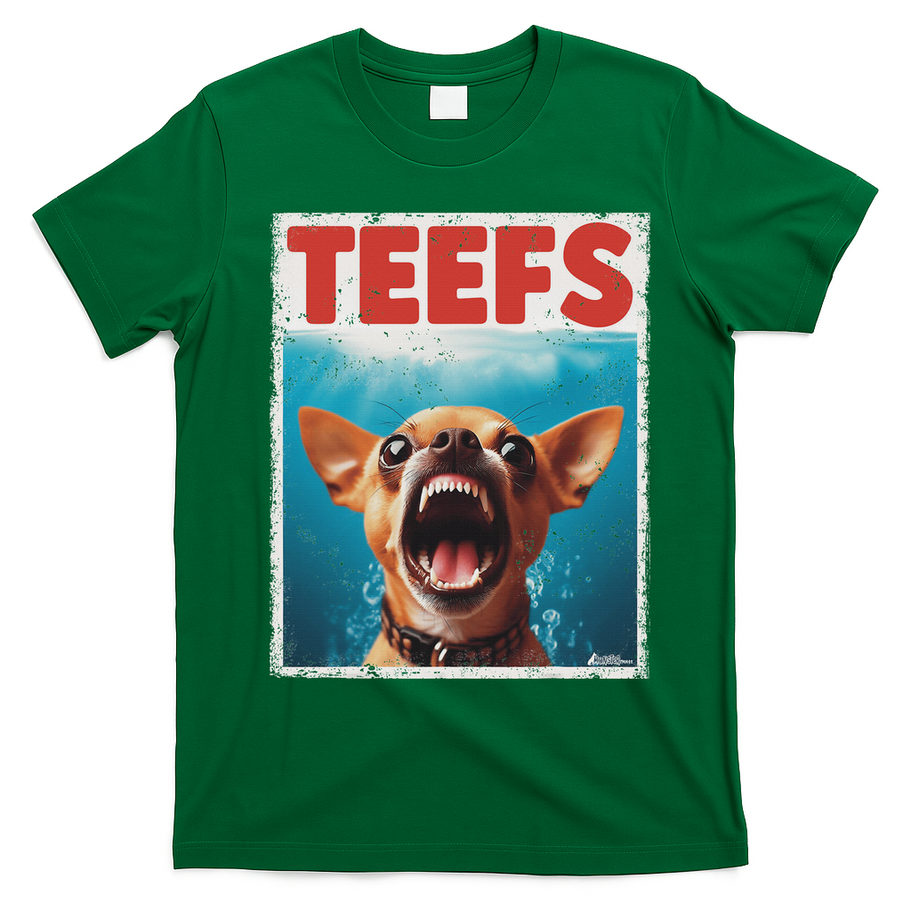 Funny Chihuahua Fs Top, Th Chi Jowls Paws Dog Mom Dad T-Shirt - Irish Green