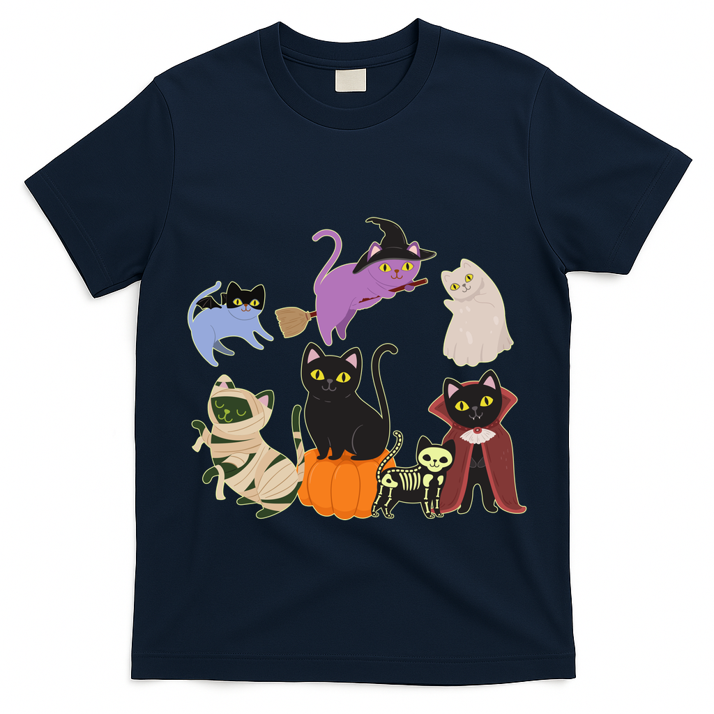Funny Cute Halloween Costume Cats Kitties T-Shirt