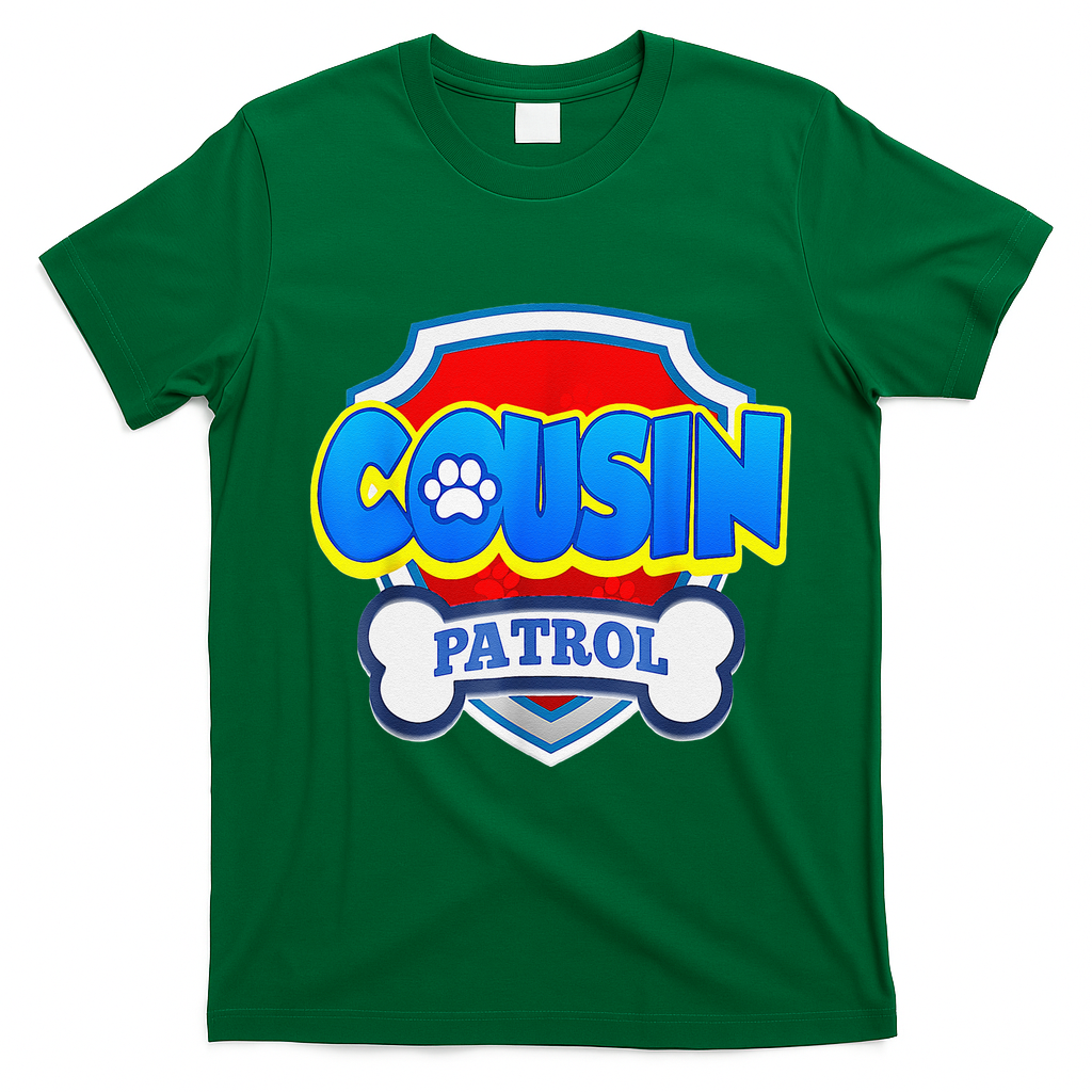 Funny Cousin Patrol Dog Mom, Dad For Women Gift T-Shirt - Irish Green