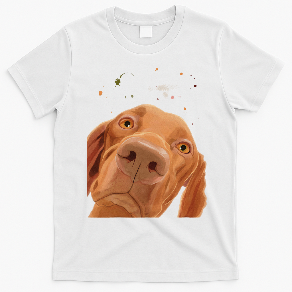 Funny Dog Hungarian Vizsla T-Shirt - White