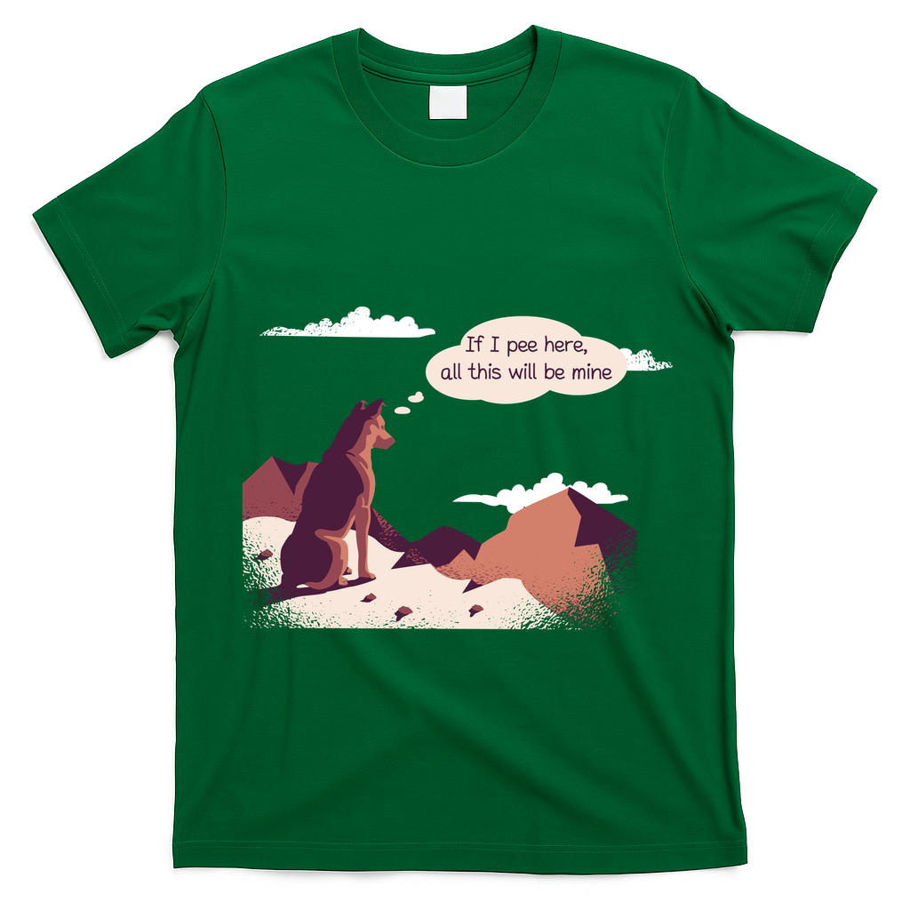 Funny Dog Mountain T-Shirt