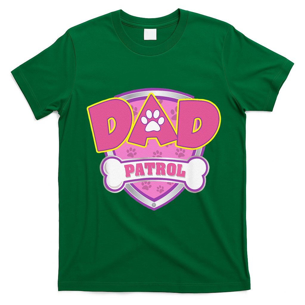 Funny Dad Patrol Dog Mom, Dad For Women T-Shirt - Irish Green