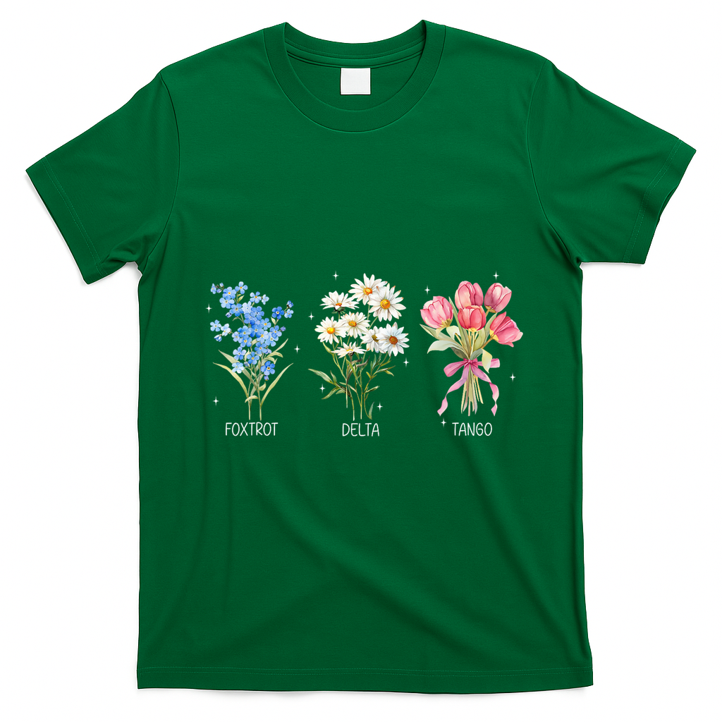 Foxtrot Delta Tango Subtle Anti Trump President Liberal T-Shirt - Irish Green