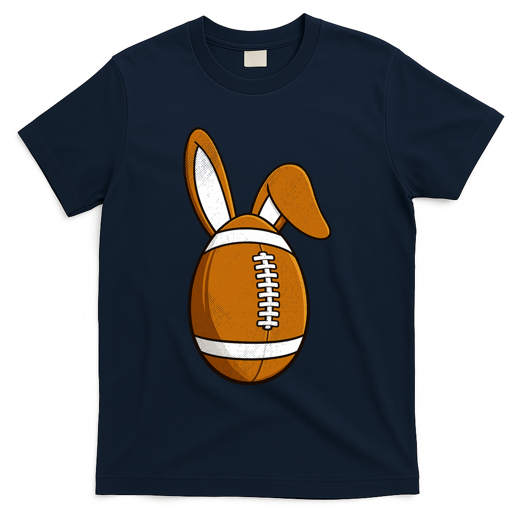 Football Easter Egg T-Shirt - Navy