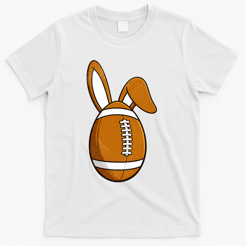 Football Easter Egg T-Shirt - White