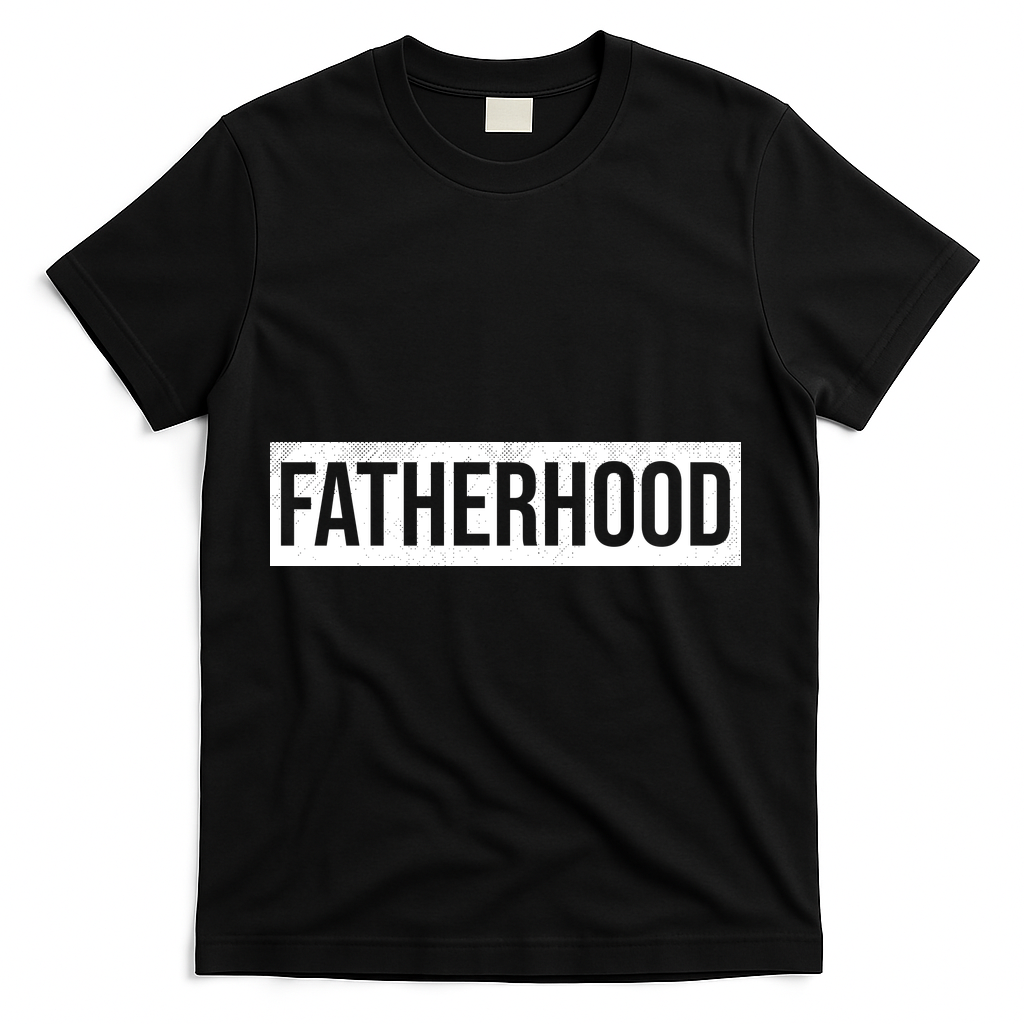 Fatherhood T-Shirt - Black