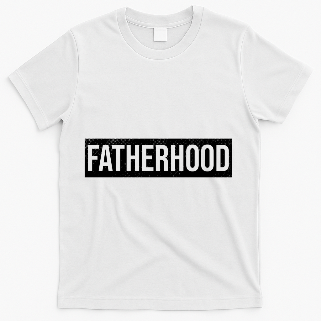 Fatherhood T-Shirt - White
