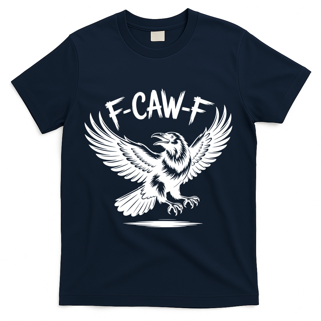 F-caw-F T-Shirt - Navy