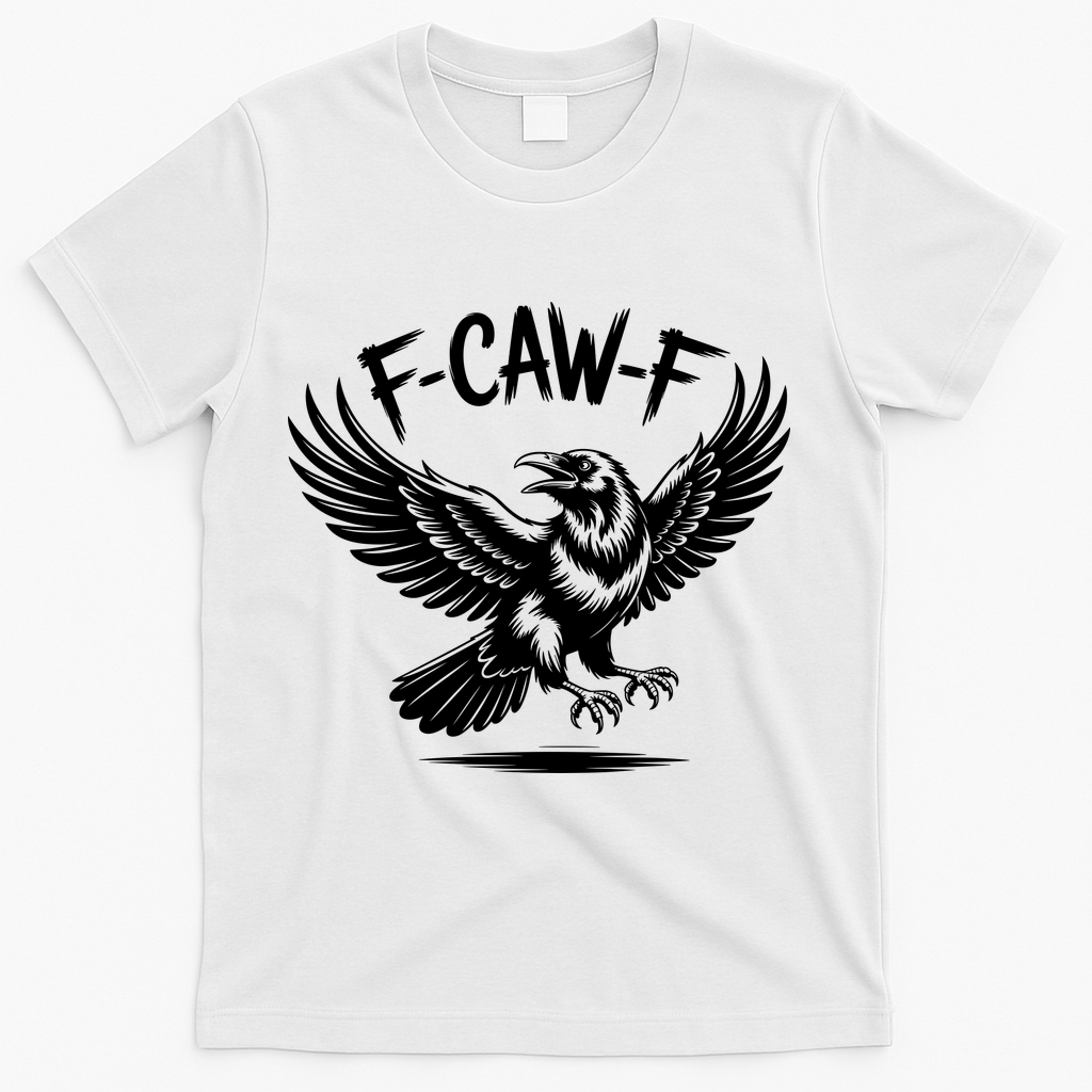 F-caw-F T-Shirt - White