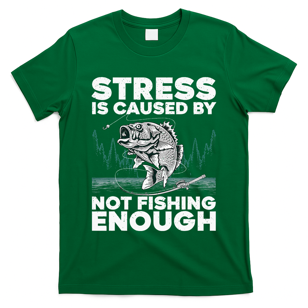 Funny Fishing For Men Women Bass Fly Fishing Lovers T-Shirt