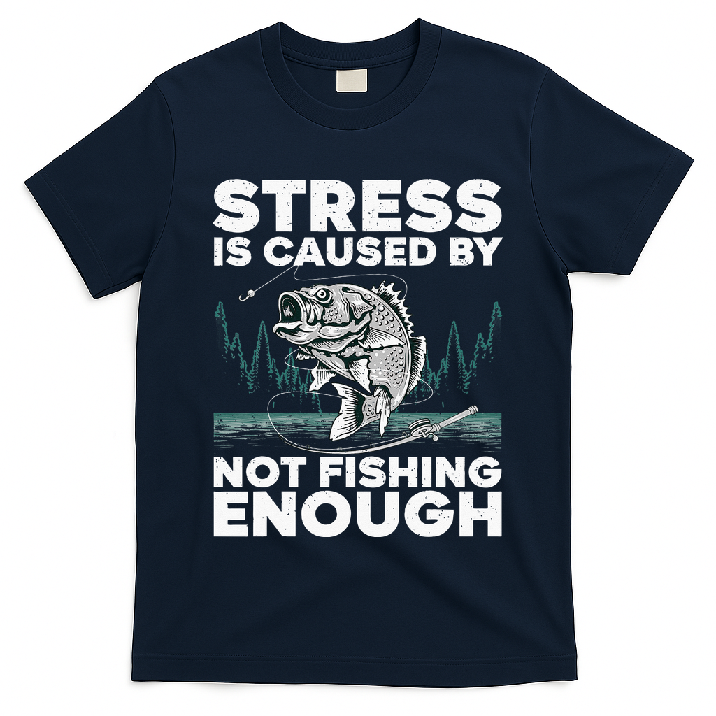 Funny Fishing For Men Women Bass Fly Fishing Lovers T-Shirt
