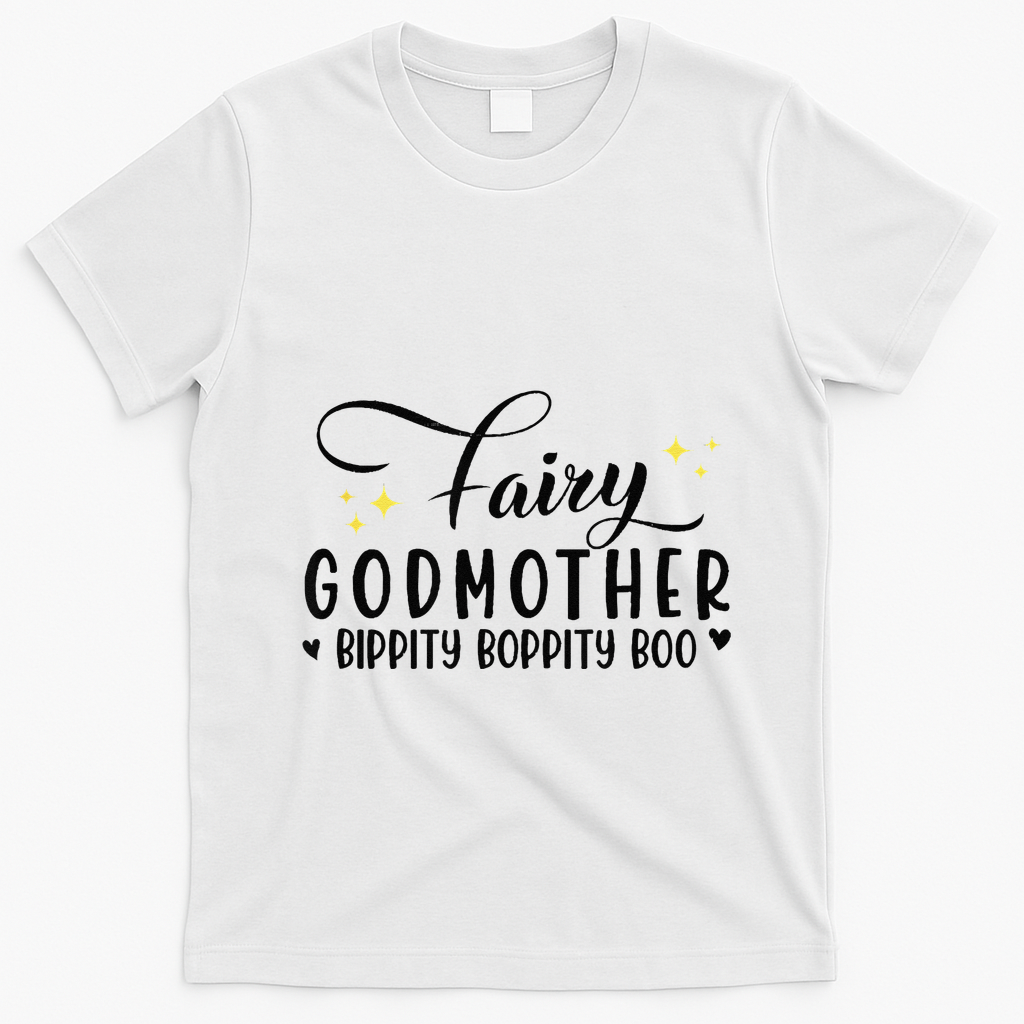 Fairy Godmother Bippity Boppity Boo Mothers Day T-Shirt - White