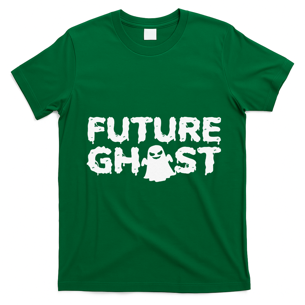 Future Ghost Funny Halloween Boo Spooky Trick Or Treat T-Shirt - Irish Green