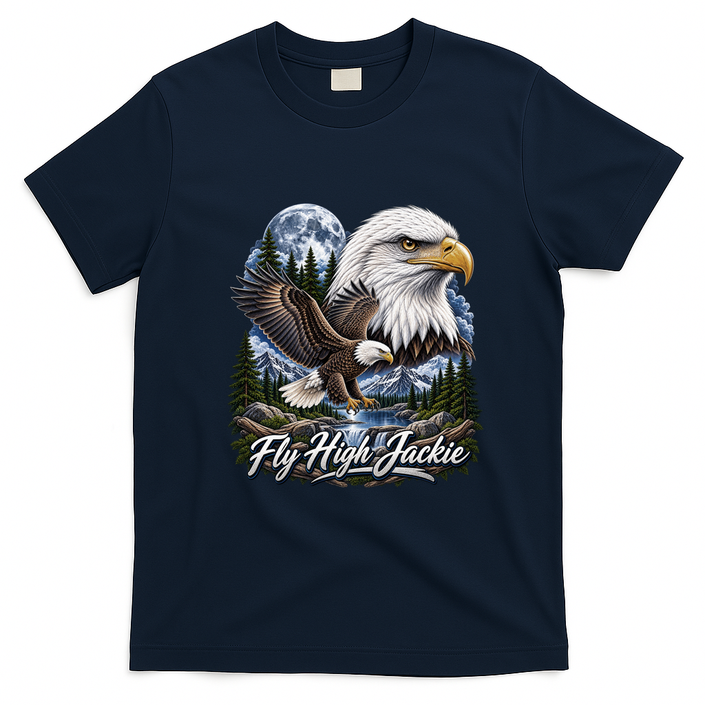 Fly High Jackie T-Shirt - Navy Blue