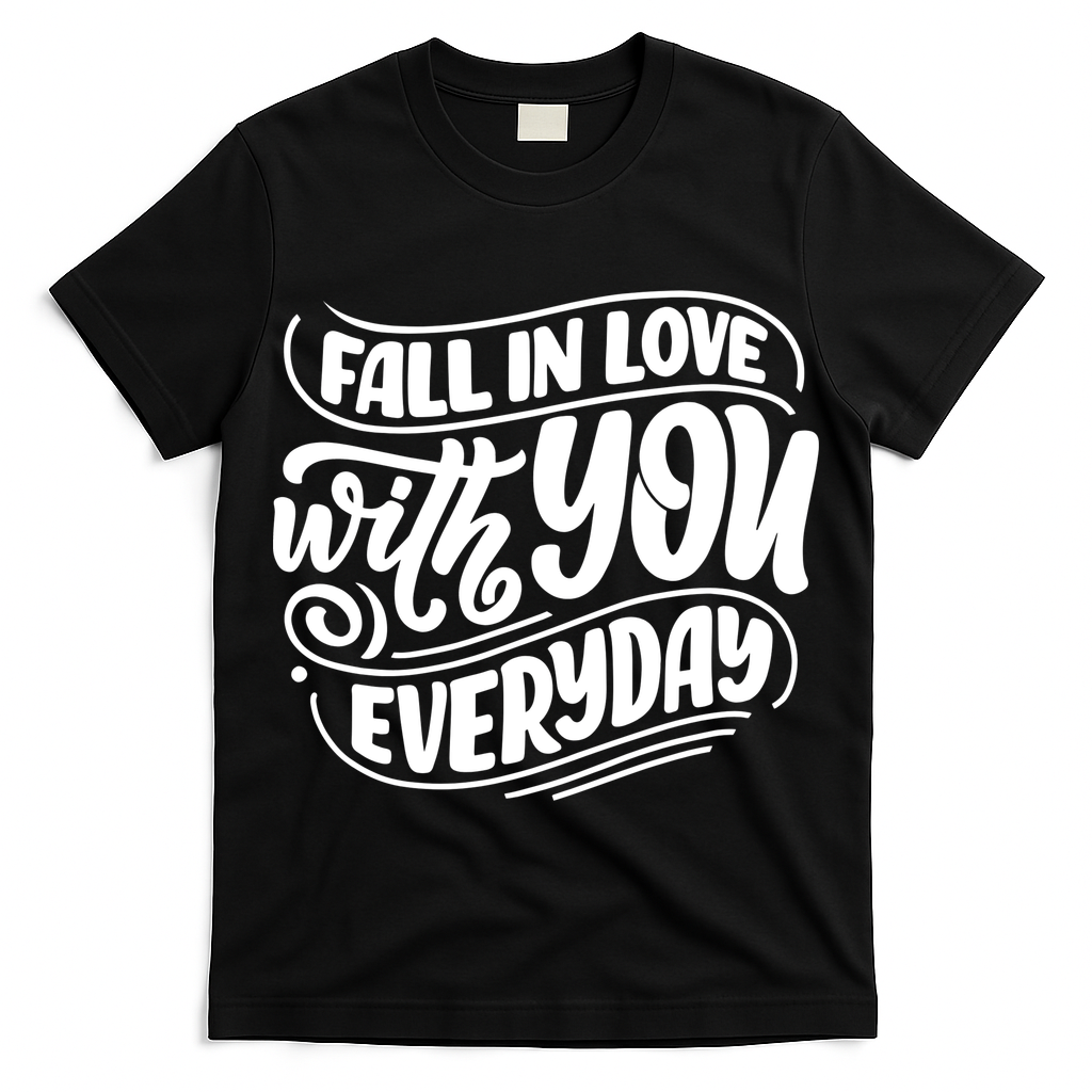 Fall In Love With You Everyday Cute Gift T-Shirt